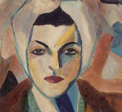 choucair big A self portrait of Saloua Raouda Choucair