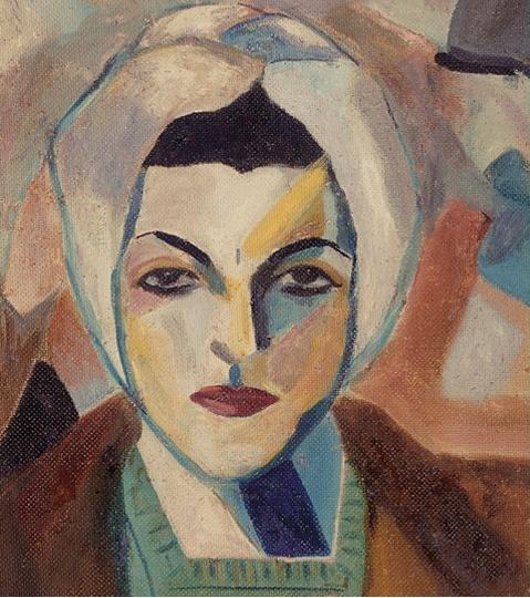 choucair big A self portrait of Saloua Raouda Choucair