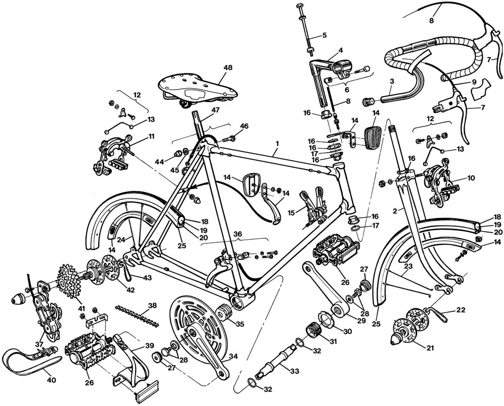 Exploded Bike Exploded Bike