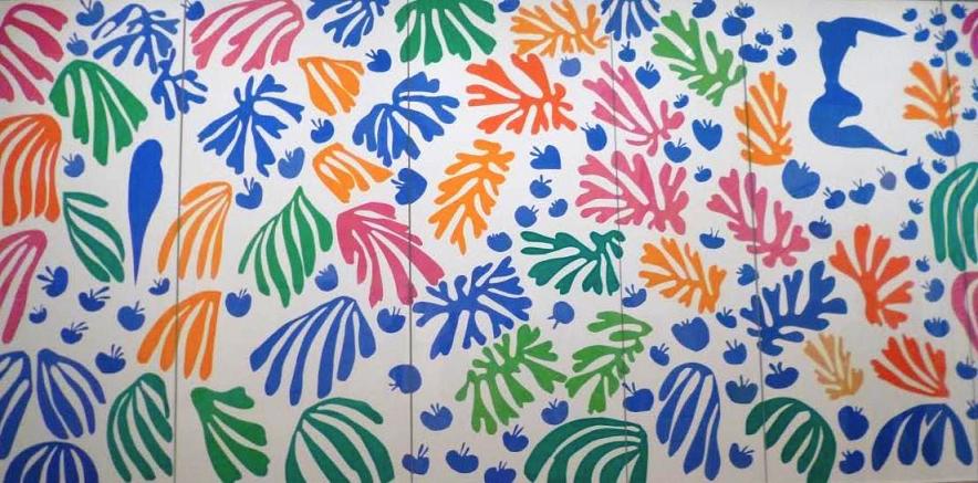 matisse parakeet A Matisse Cutout
