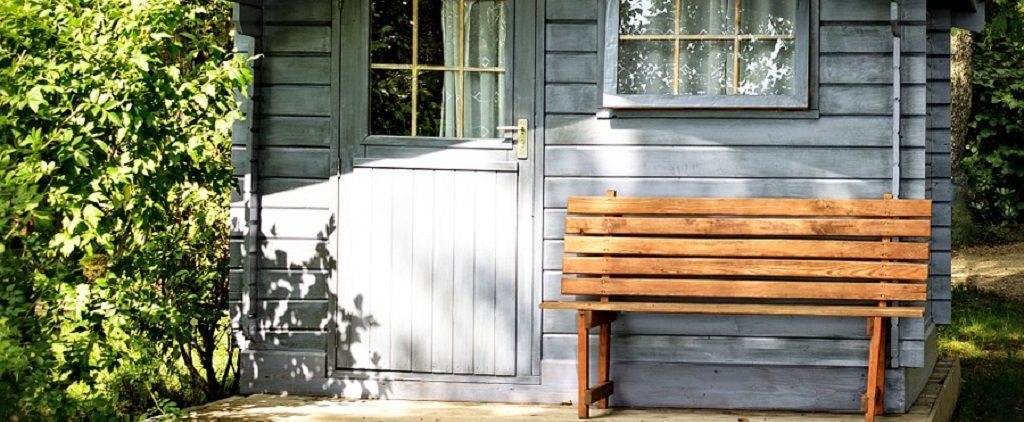 garden shed, downsized living