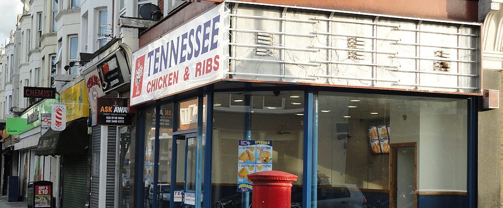 When KFC goes down... One of many downbeat rivals to KFC.