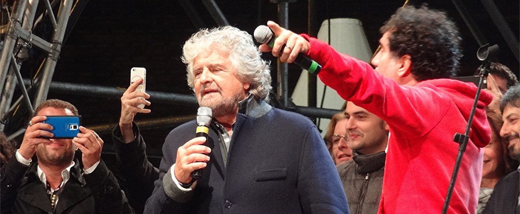 Beppe Grillo Beppe Grillo is a clear example of the line between Comedy & Politics being crossed. But is that a good thing?