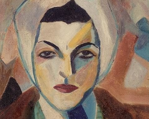 choucair big A self portrait of Saloua Raouda Choucair