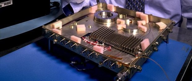 Integrated photonics modem by NASA, W. Hrybyk 620 NASA, W. Hrybyk