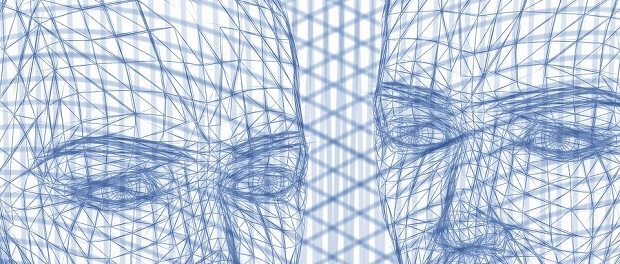 wireframe head by Geralt 620 wireframe head