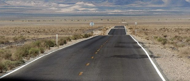 on the road on the road