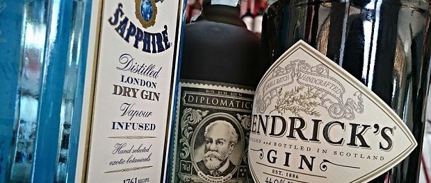 Gin bottles620